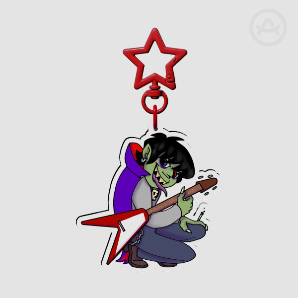 Gorillaz Murdoc Demon Days Keychain