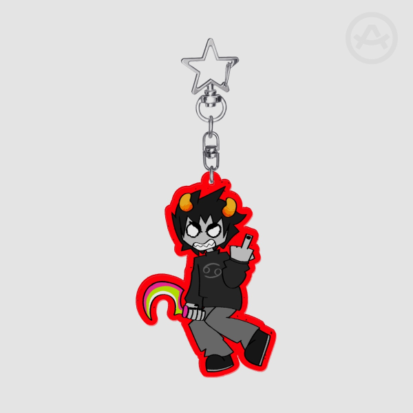 Karkat Vantas acrylic keychain charm