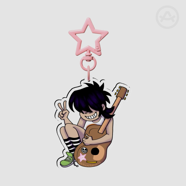 Gorillaz Noodle Demon Days Keychain