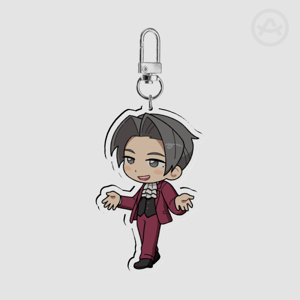 Edgeworth/Ace Attorney Keychain