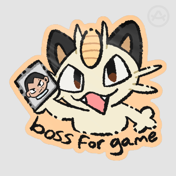 boss for game Sticker