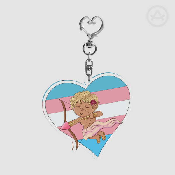 Cupid/Eros transexual keychain
