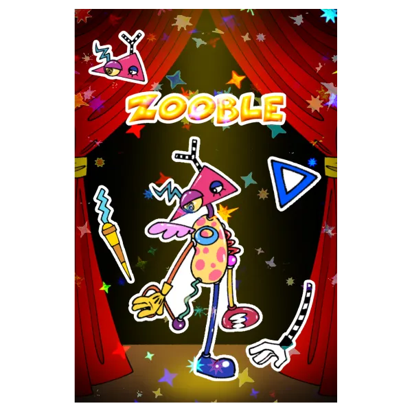 TADC Zooble sticker sheet