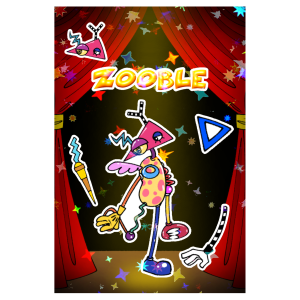 TADC Zooble sticker sheet