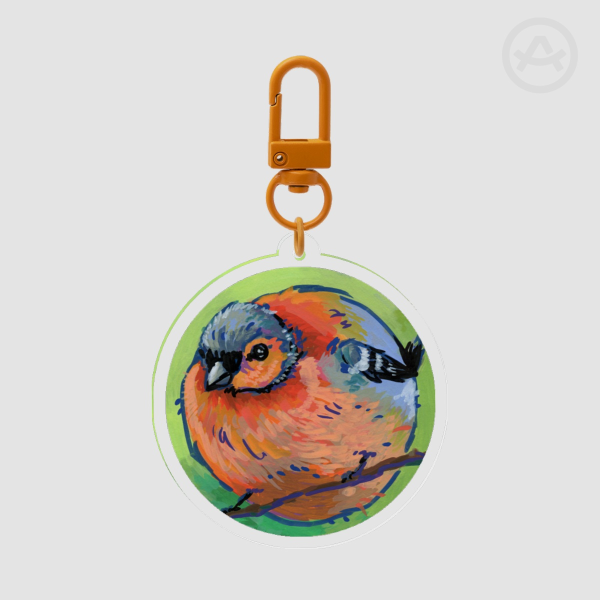 CHAFFINCH Round Acrylic Keychains