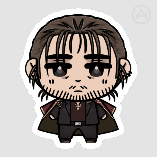 Guy Campbell chibi OC sticker