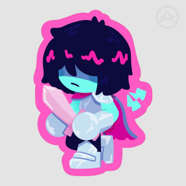 Kris Deltarune Sticker