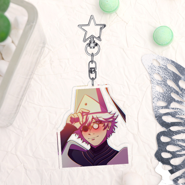 Qifrey Clear Acrylic Keychain