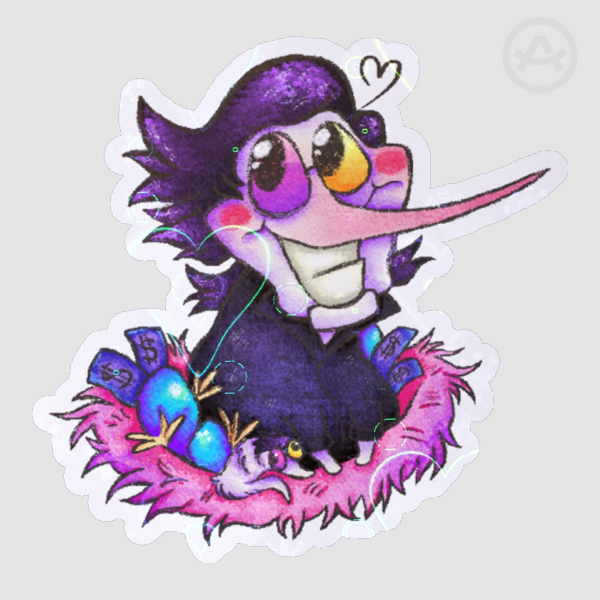 Spamton Nest Holographic Sticker