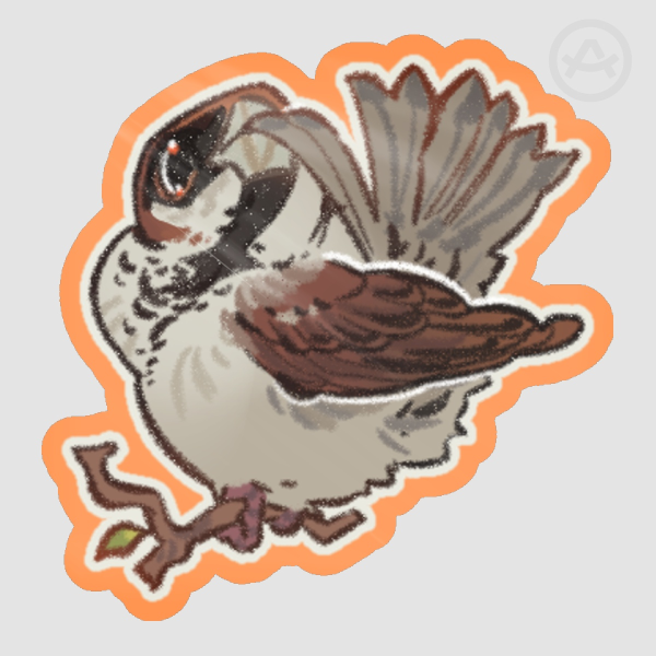 Sparrow Sticker
