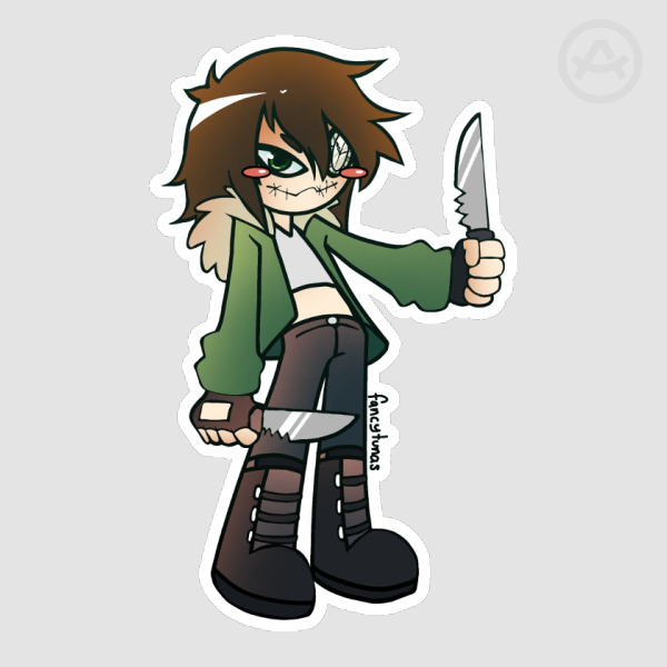 Clockwork Creepypasta Sticker