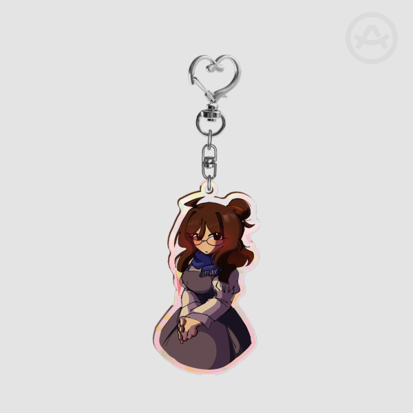 Allora Broken Glass Acrylic Keychain٭✧
