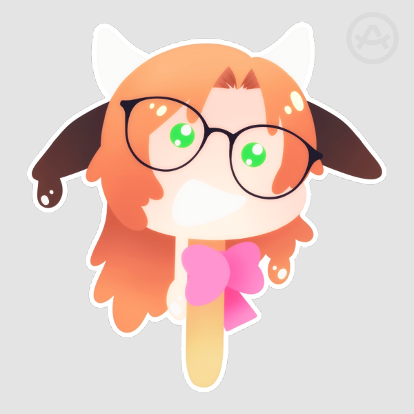 Alicja Popsicle Die Cut Sticker