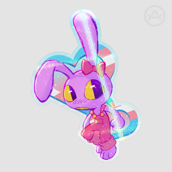 Trans Jax - Die Cut Stickers