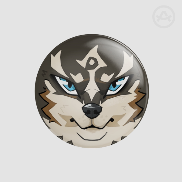 Wolf Link Medium Badge
