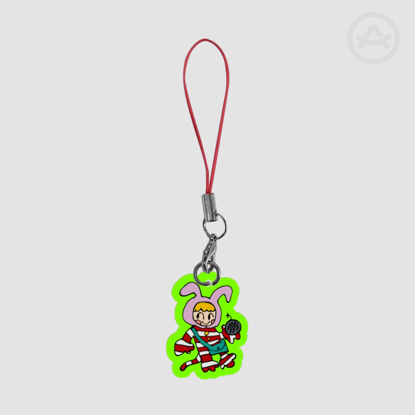 Popee the Performer phone charm