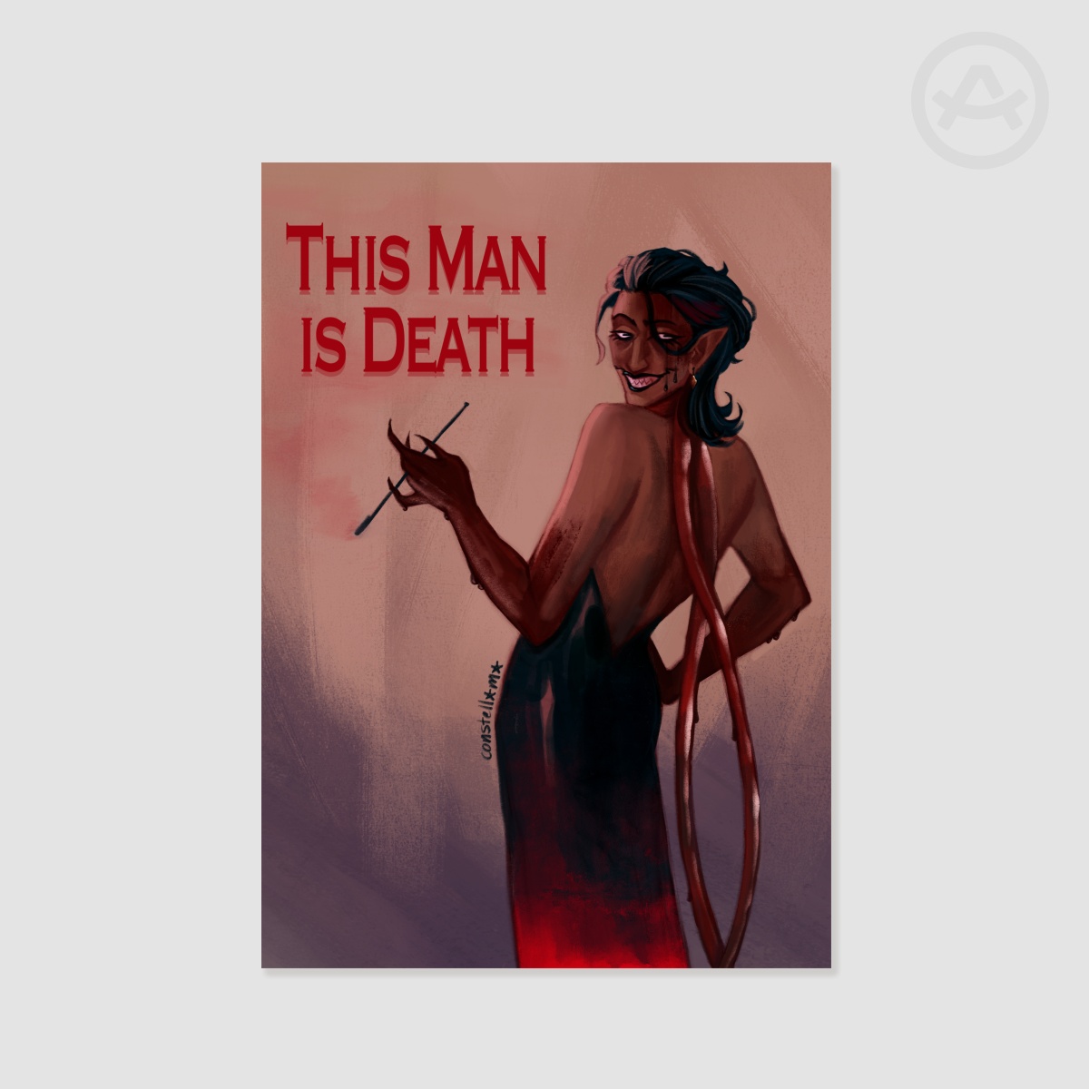 This Man is Death | Kayne Pinup Poster