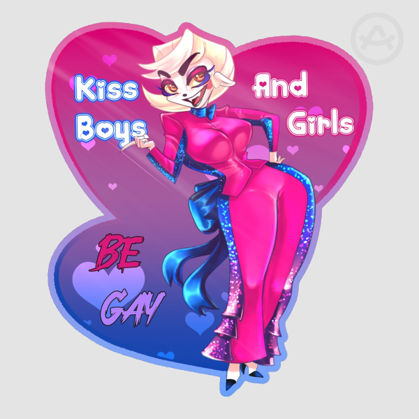 5" Hazbin Hotel Pride Sticker - Charlie