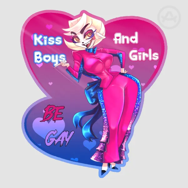 5" Hazbin Hotel Pride Sticker - Charlie