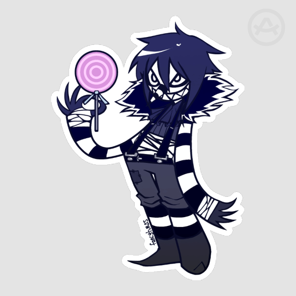 Laughing Jack Sticker
