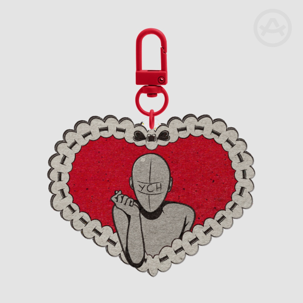 MllerShop's YCH Heart Keychain