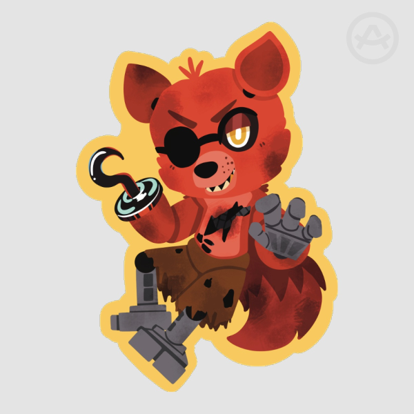 Foxy FNAF Stickers