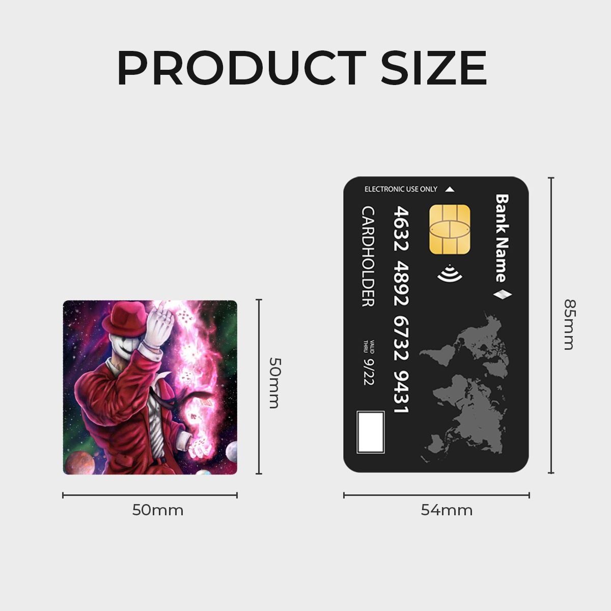 Square Fridge Magnets - 1.96""(50mm), Rectangle