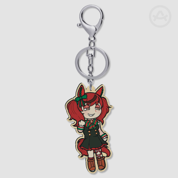 Nice Nature Wood Keychain