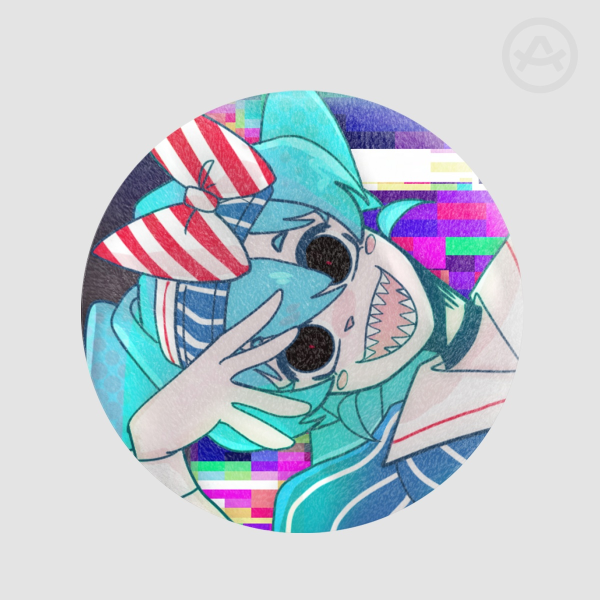 Mesmerizer - Hatsune Miku Plush Badge