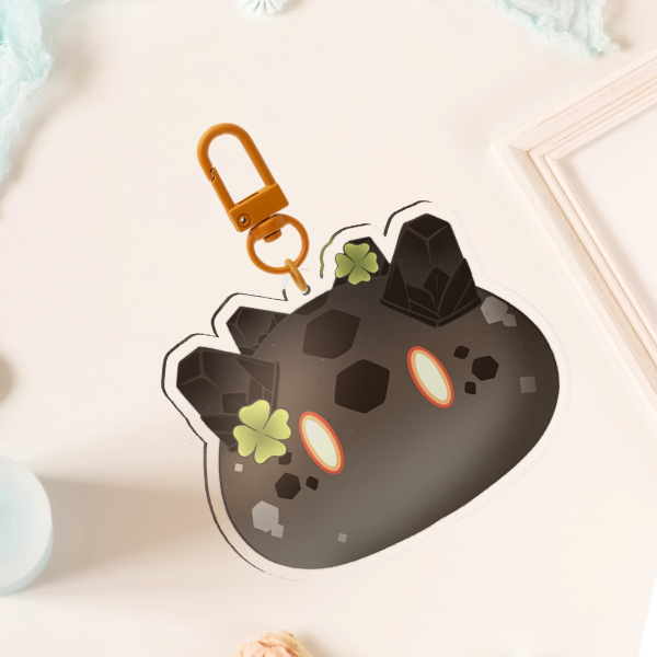 Genshin Geo Slime Acrylic Charm