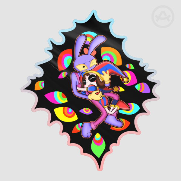 Jax and Pomni Finale Sticker
