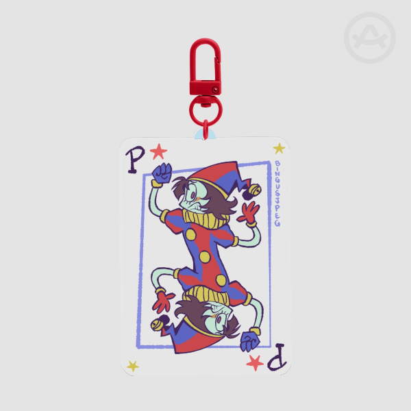 Pomni Card Keychain