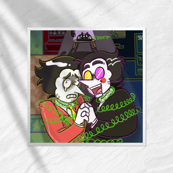 Deltarune - Spamton Art Board