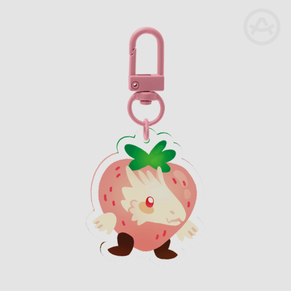 Strawberry Dark Urge Acrylic Charm