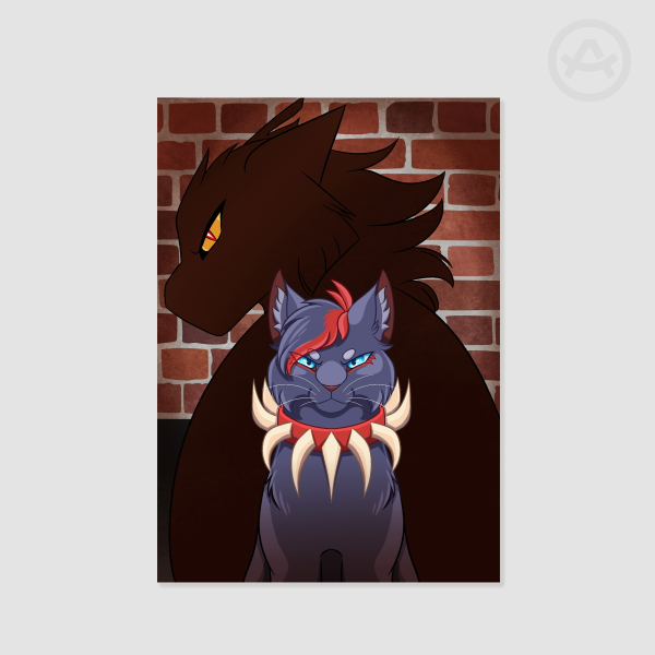 Scourge on the name of all good cats print
