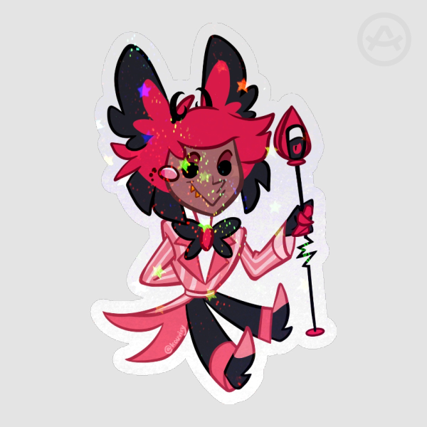 Alastor Pink Sticker