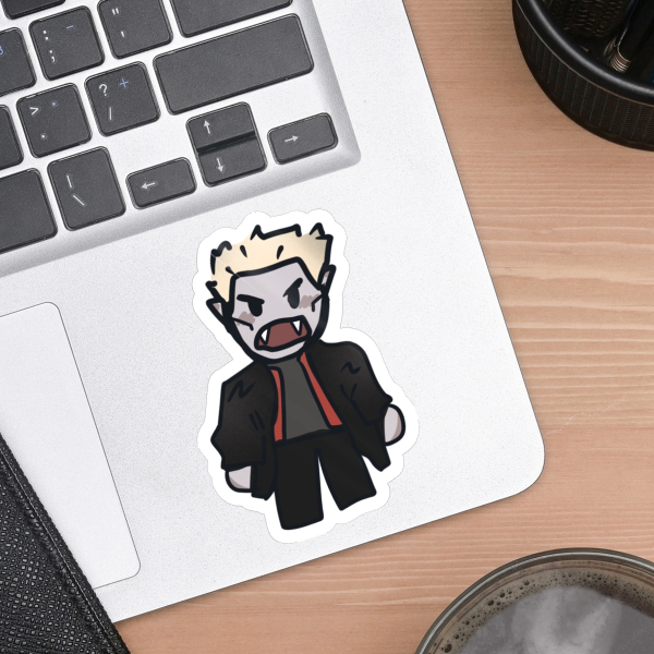 Feral Spike Sticker Glossy // Buffy the Vampire Slayer // BTVS