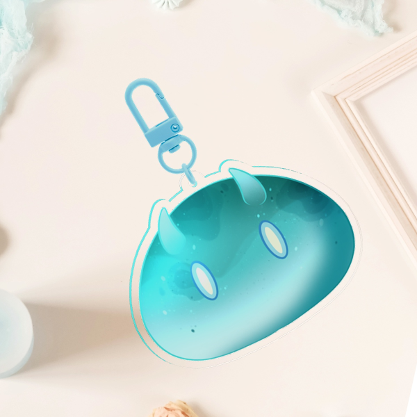 Genshin Hydro Slime Acrylic Charm