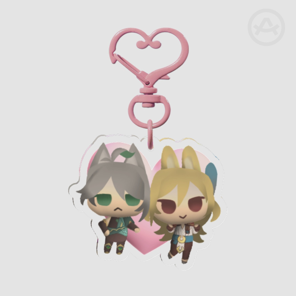 Haikaveh Animal Crossing Style Keychains