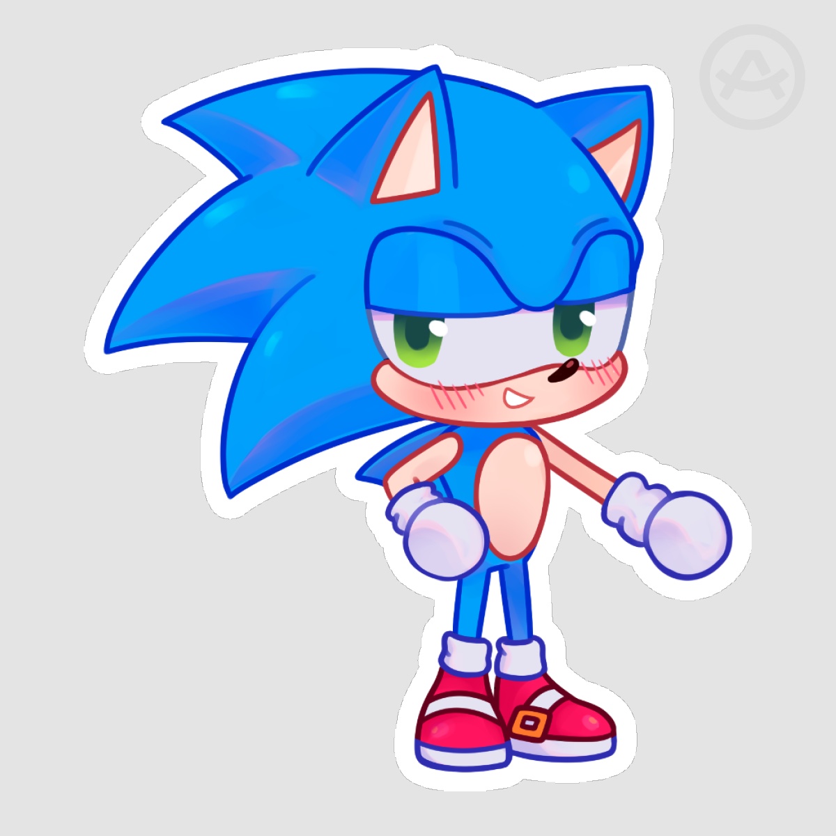 Sonic L Sticker