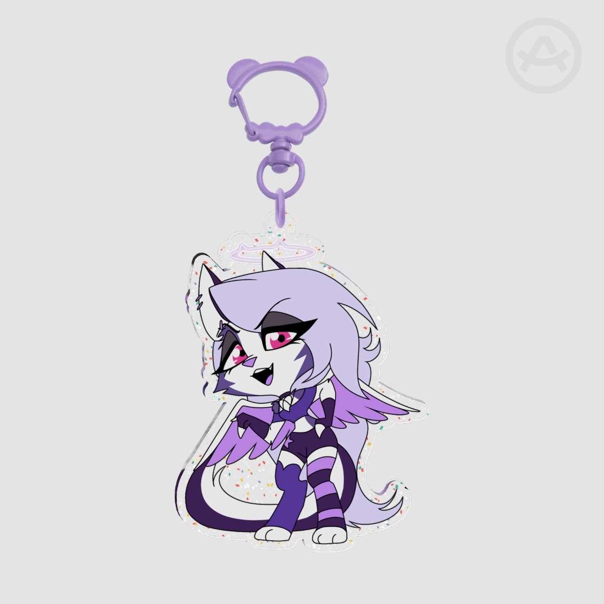 Heavenhound Loona Glitter Acrylic Keychain