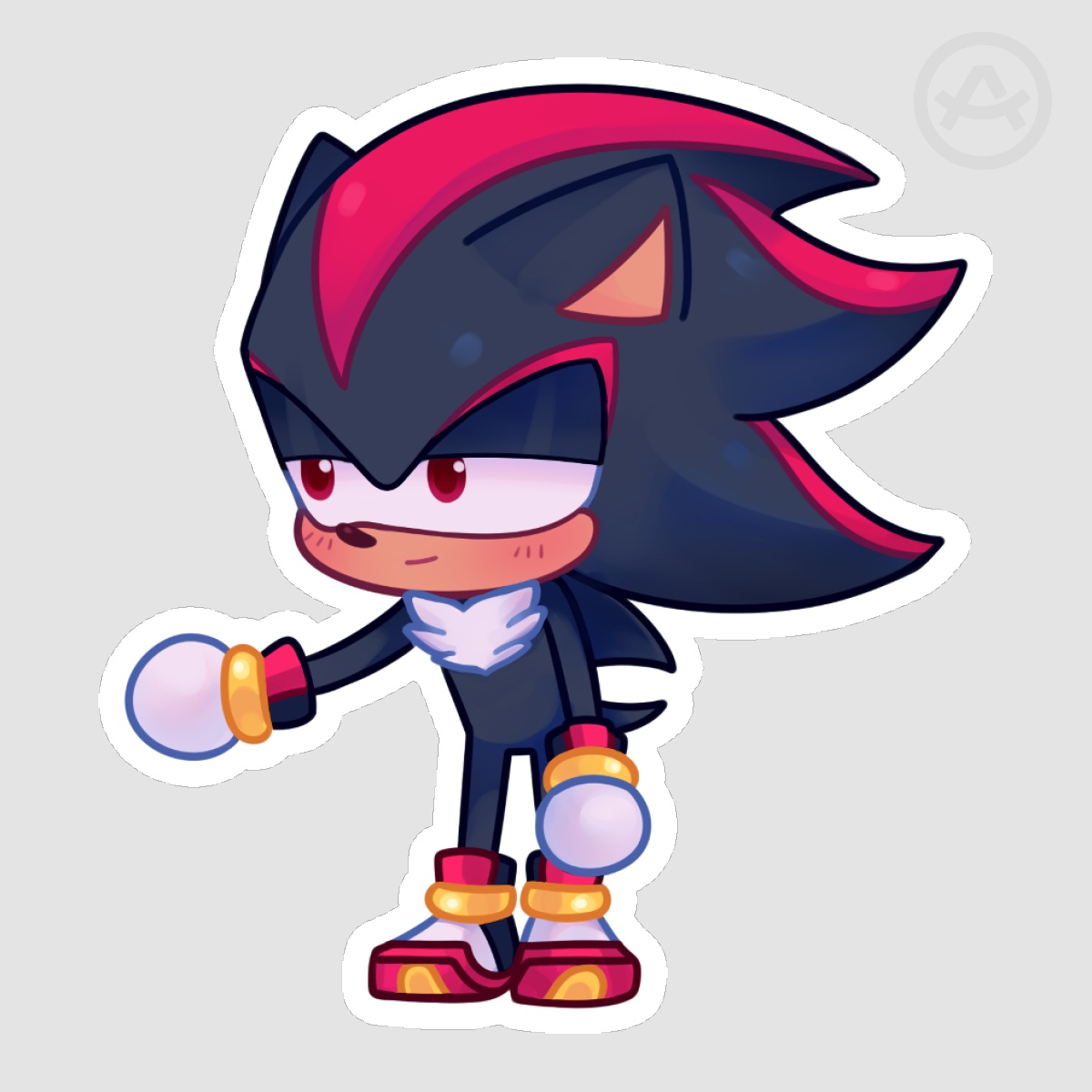 Shadow R Sticker