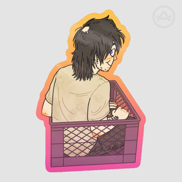 Stain Glossy Sticker