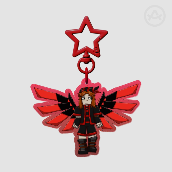 Petra MCSM Glitter Acrylic Keychain