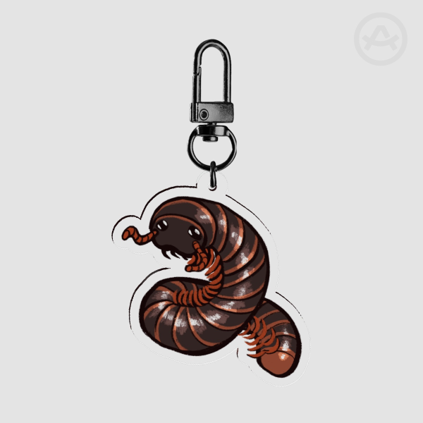 Millipede Keychain