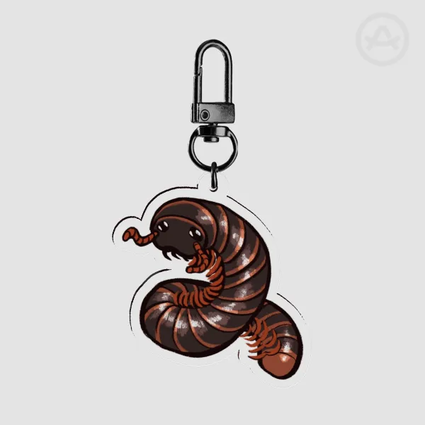 Millipede Keychain