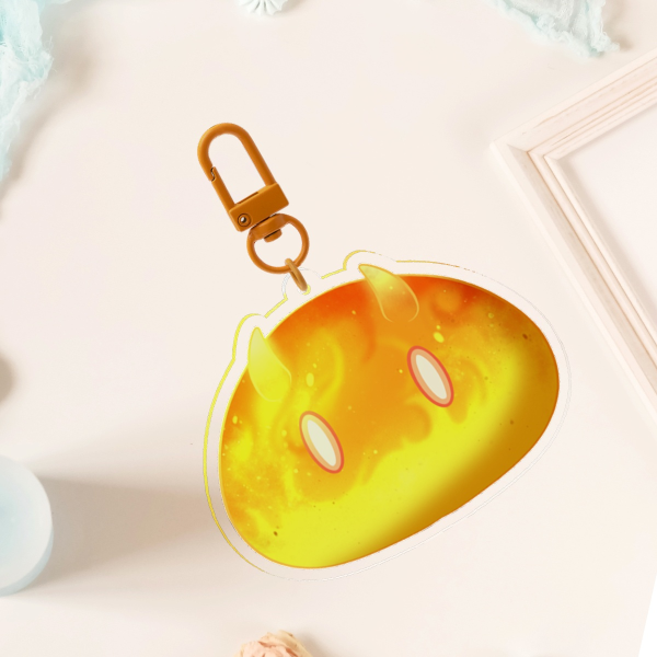 Genshin Pyro Slime Acrylic Charm