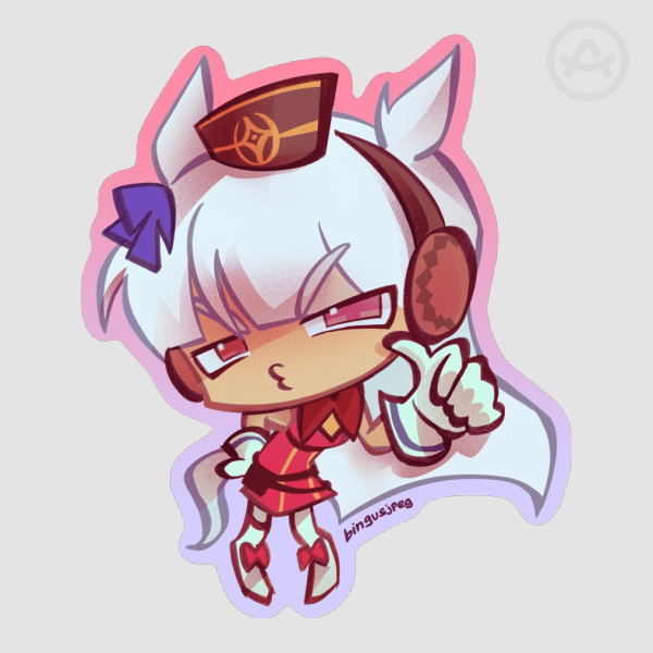 Goldship Sticker