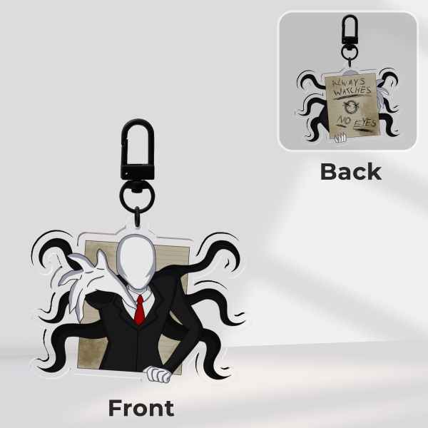 Slenderman Keychain
