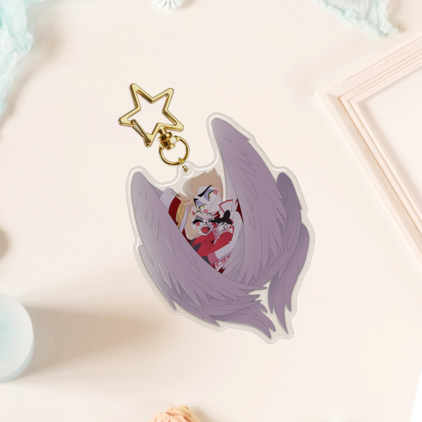 Lucifer & Charlie - My Little Starlight (Epoxy Keychain)